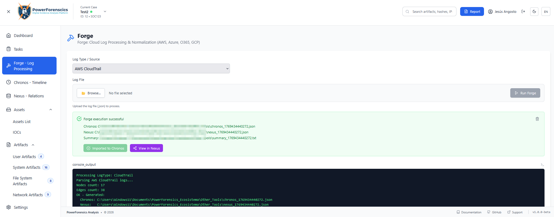 Forge Log Processing
